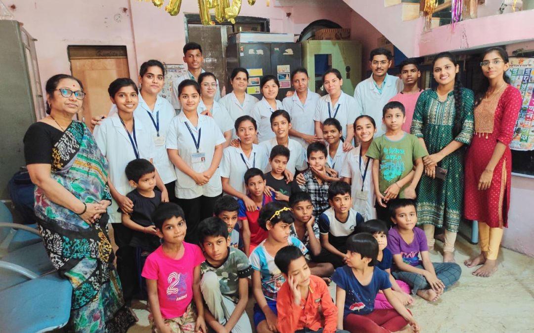 2nd year GNM & 2nd year ANM Orphanage visit