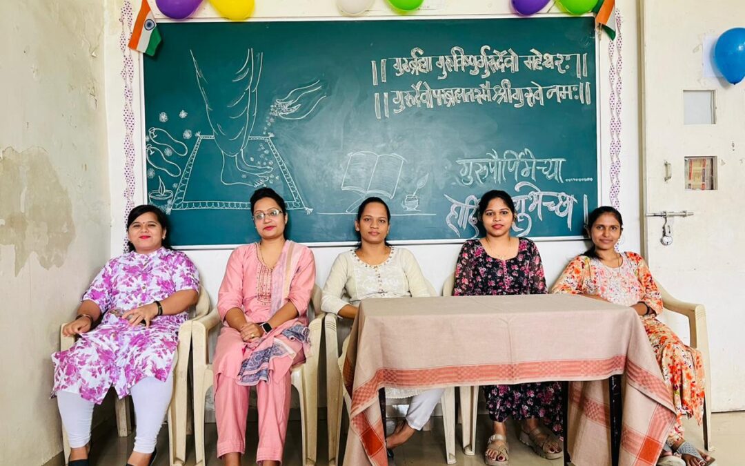 Gurupornima Celebration In Vispute School Of Nursing New Panvel